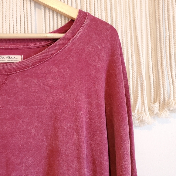 FREE PEOPLE Burnout Oversized Long Sleeve Sweater - Picture 5 of 8